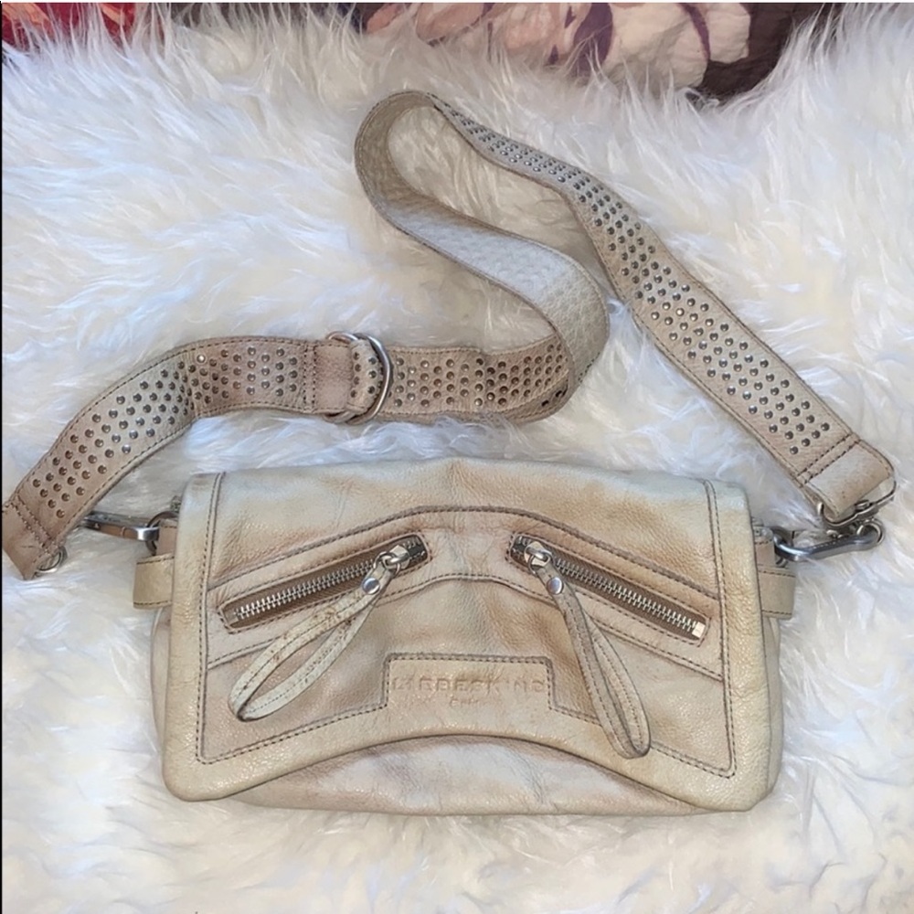 Liebeskind Berlin Leather Purse w Studded Strap
